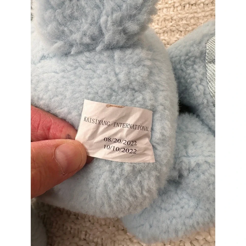 Kaisiyang International Bunny Plush Blue Stuffed Animal 11in Lovey Kids Toy 2022